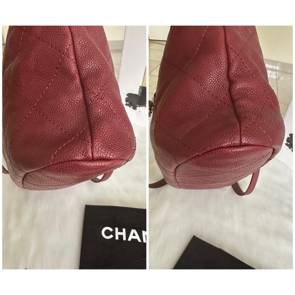 Auth CC Caviar Tote Bag - Picture 14 of 17